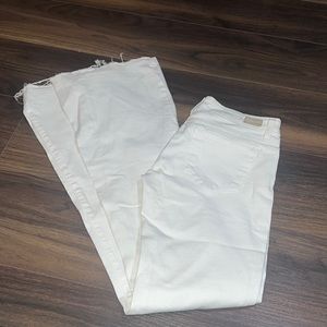 White Bell Bottoms